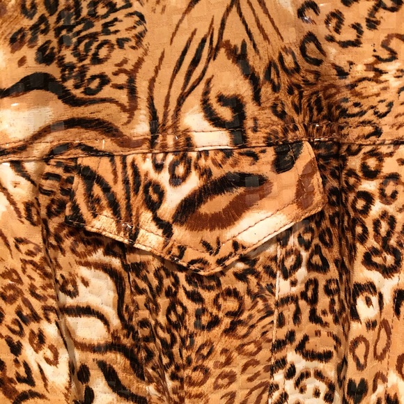 Ruby Rd. Woman leopard-print jacket. Size 24W. - Picture 4 of 7